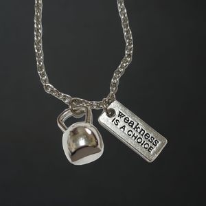 Fitness/Weightlifting Motivational/Inspirational Necklace | New without tag